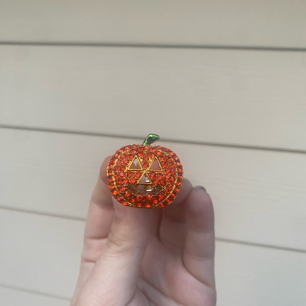 Sparkling Pumpkin Ring
